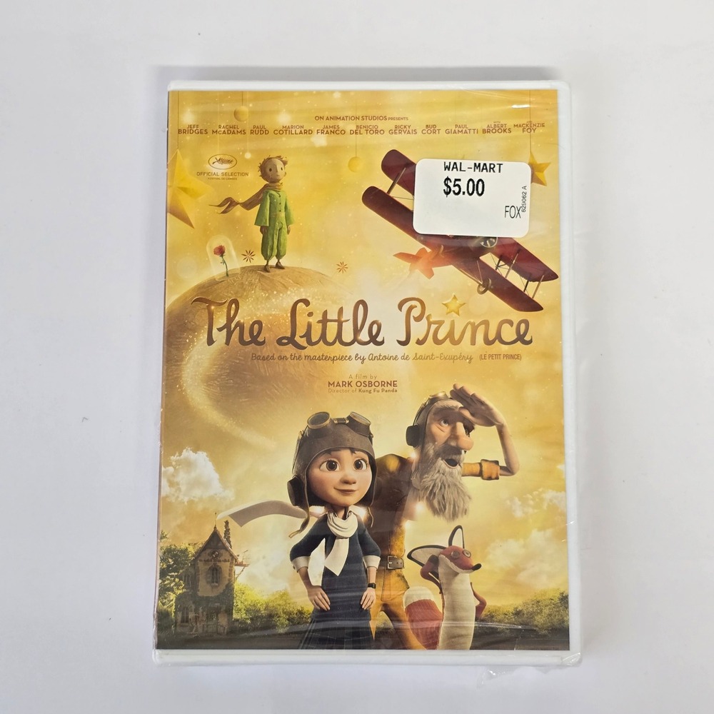 The Little Prince DVD Animated Movie Whimsical Fantasy James Franco Paul‎ Rudd